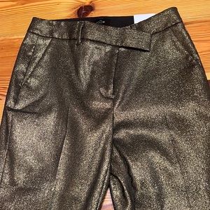 Gold metallic pants - White House Black Market - new with tags - size 4.